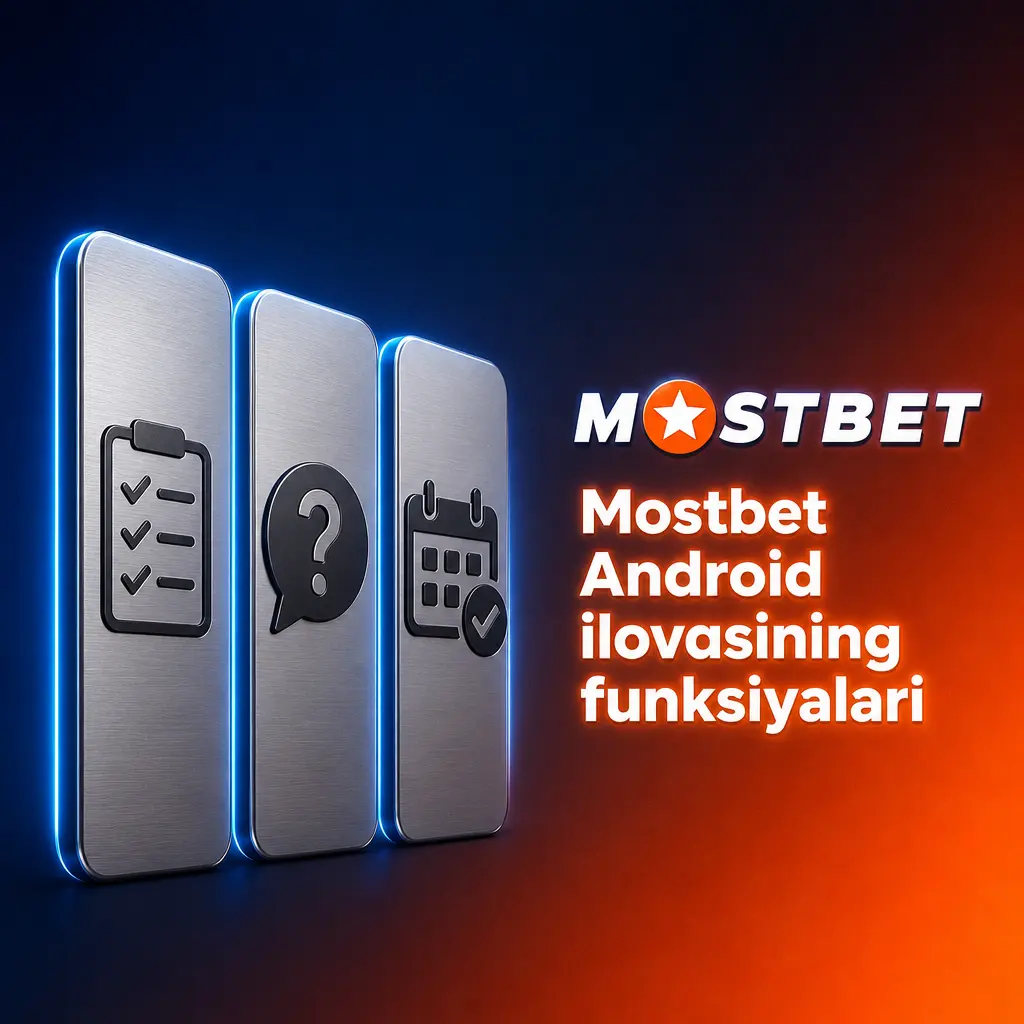 Mostbet Android ilovasi: sport tikish, 7000+ kazino o'yini, tezkor to'lov va shaxsiy kabinet imkoniyatlari