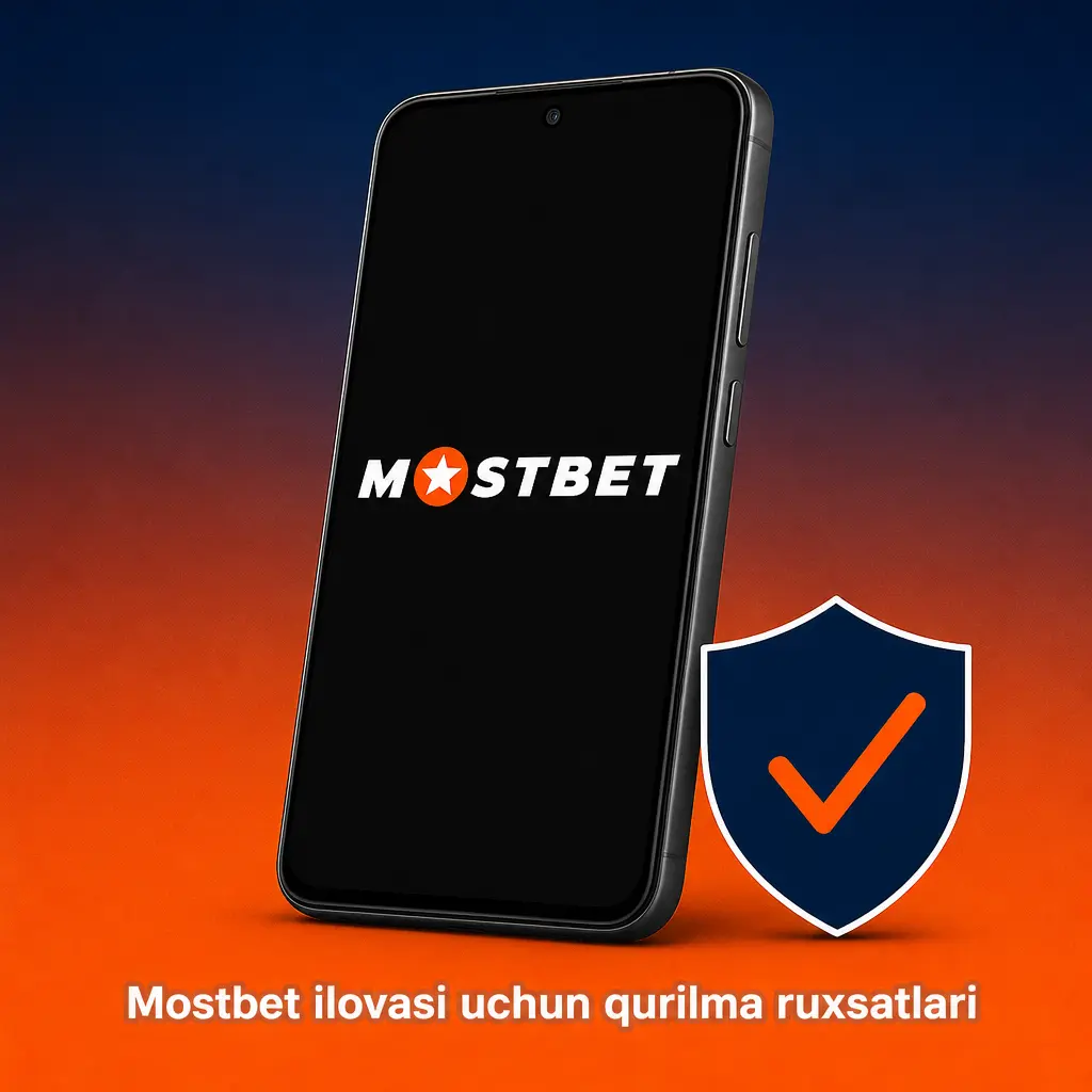 Mostbet ilovasi uchun zarur qurilma ruxsatlari: internet, xotira, bildirishnoma, kamera va joylashuv kiritilgan