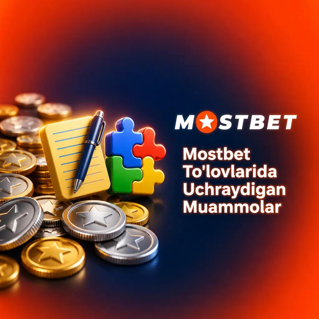 Mostbet to'lovlarida uchraydigan asosiy muammolar va ularning yechimlari haqida qisqacha ma'lumot tasvirlangan rasm